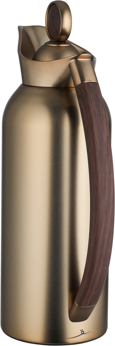 طقم ترامس الثريا السيف غاليري، 2 قطعة، 1/1 لتر، حافظة داخلية زجاج حراري، يد خشبي، ضغاط - برونوي خشبي product image 5