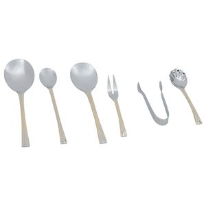 طقم ملاعق استيل السيف غاليري، شنطة ألمنيوم أزرق مشجر، 72 قطعة - فضي product image 2