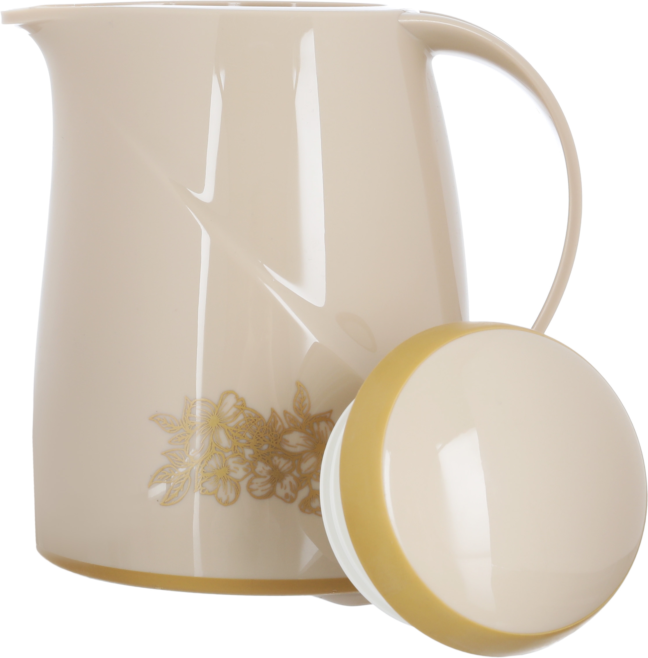 Helios thermos, 0.3 liters, thermal glass inner container, plastic outer shell - beige product image 4