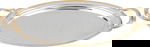 Alsaif Gallery Steel Tofry Set, 3 Pieces - Silver Gold product image 3