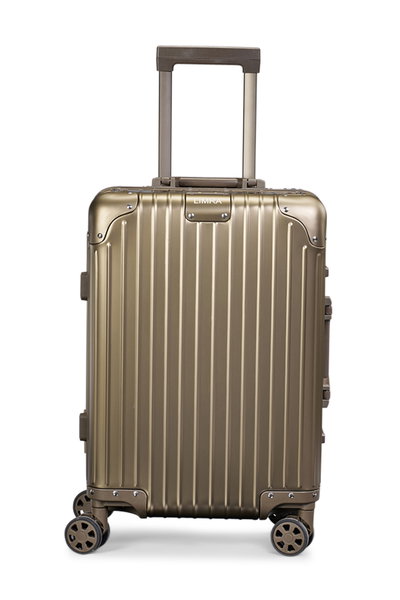 شنطة سفر الومنيوم ليمرا، 20 بوصة، 4 عجلات، RM-603 - ذهبي product image 7