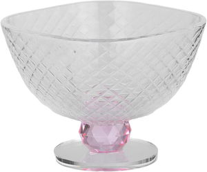 Al Saif Gallery Glass Bowl Set, 10x10x8 cm - Clear Pink product image 2
