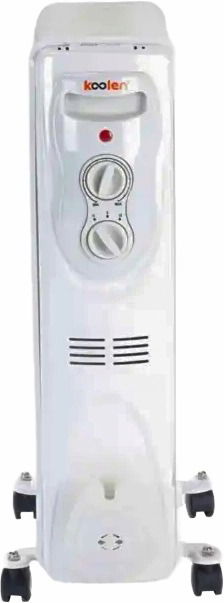 دفاية كهربايئة كولن، 2000واط، 11 أعمدة تدفئة، اربع عجلات، تحكم في درجة الحرارة ، حماية من الحرارة الزائدة، حماية عند السقوط، 807102030 - أبيض product image