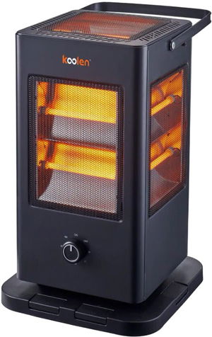 دفاية كهربائية كولن، 2000 واط، 5 جوانب، 10 انابيب تسخين، قاعدة، 807102052 - أسود product image 2