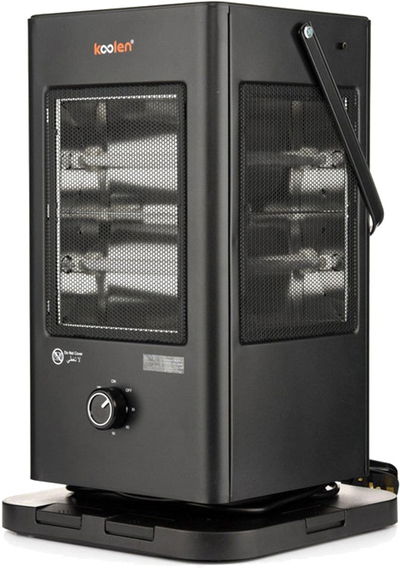 دفاية كهربائية كولن، 2000 واط، 5 جوانب، 10 انابيب تسخين، قاعدة، 807102052 - أسود product image 3