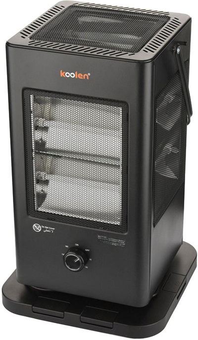 دفاية كهربائية كولن، 2000 واط، 5 جوانب، 10 انابيب تسخين، قاعدة، 807102052 - أسود product image 1