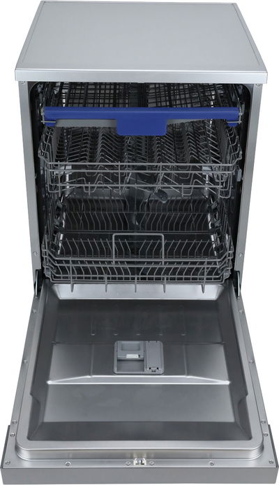 Edison WQP12-7609V Dishwasher, 1760W, 7 Programs, 14 Positions, Button Control, 3 Shelves - Grey product image 2