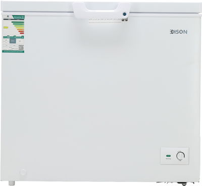 فريزر أفقي دي فروست إديسون، 200 لتر، 7.06 قدم، 1 باب، EDCF-200 - أبيض product image 1