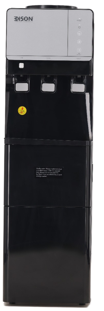 Edison BYCZ581 Water Cooler and Ice Maker, 500 Watt, Cold/Hot, 3 Taps - Black product image