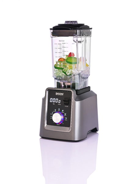 خلاط كهربائي إديسون رابتر، 1600 واط، 2 لتر، 6 شفرات، HS-209C - فضي اسود product image 4