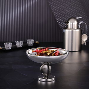 وعاء تقديم ستانلس استيل السيف غاليري، 23×23×9 سم - فضي اسود product image