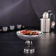 وعاء تقديم ستانلس استيل السيف غاليري، 23×23×9 سم - فضي اسود product image 1