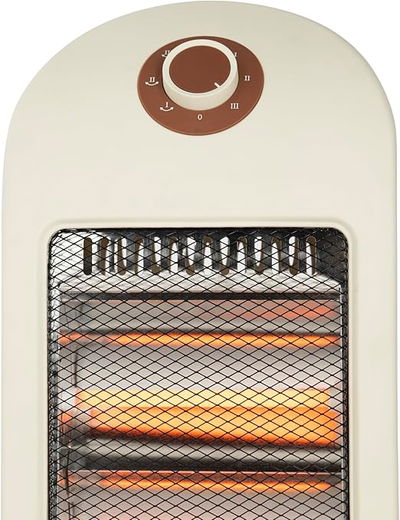 دفاية كهربائية جانو، 1200واط ، 3 عناصر تسخين كوارتز، مفتاح تشغيل ، وظيفة الدوران ، قاعدة، حماية تلقائية، JN07008 - أبيض product image 4