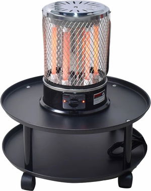 دفاية كهربائية جي في سي، 2000 واط، 6 عناصر تسخين، 3 إعدادات حرارة ،GVCHT-1503R - أسود product image