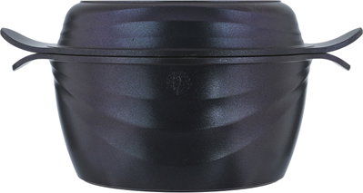 طقم قدور جرانيت نيوكلاين، 10 قطع، غطاء زجاج - ازرق غامق product image 7