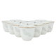 Al Saif Gallery porcelain coffee cup set, 12 pieces, bird pattern - white product image 1