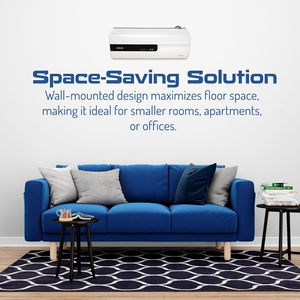 دفاية سبليت جدارية نيكاي،2000 واط، هواء ساخن و عادي، ريموت للتحكم عن بعد، شاشة إل إي دي، مؤقت، NWFH2120A - أبيض product image 2