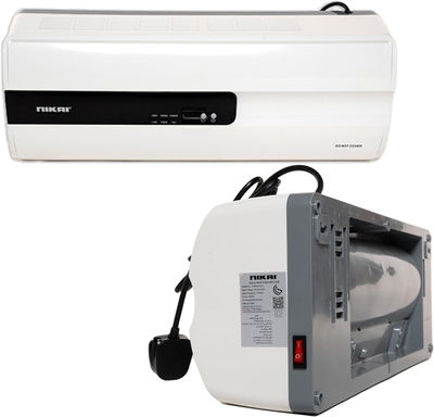 دفاية سبليت جدارية نيكاي،2000 واط، هواء ساخن و عادي، ريموت للتحكم عن بعد، شاشة إل إي دي، مؤقت، NWFH2120A - أبيض product image 5