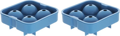 Save So plastic ice cube tray, 12 x 12 x 5 cm, 2 pieces - light blue product image 2