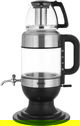 سماور كهربائي إديسون، مع إبريق شاي زجاج، 2.5 لتر، / 1.0 لتر، 2200 واط - فضي product image 1
