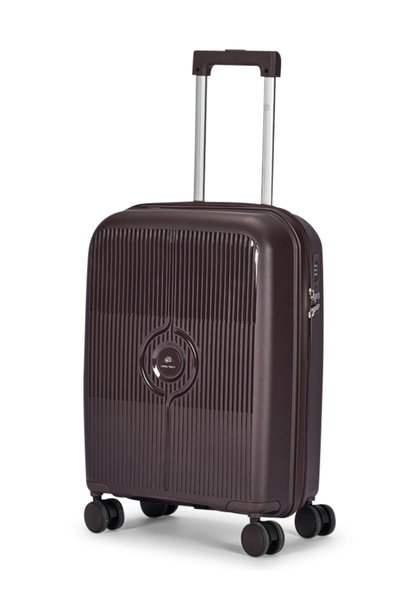 طقم شنط سفر بولي بروبيلين ليمرا، 4 مقاسات، 4 عجلات، بزاوية 360 درجة، LMA-PP524 - بني product image 3