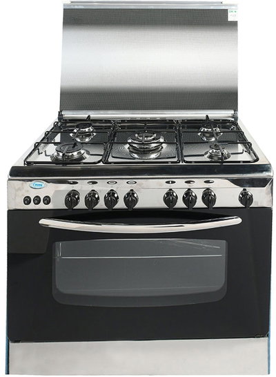 Crony 10505033 Gas Oven, 5 Burners, 90 X 60 Cm - Silver product image 1