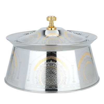 حافظة طعام استيل ماجليت، 2.5 لتر، منقوش - فضي product image 1