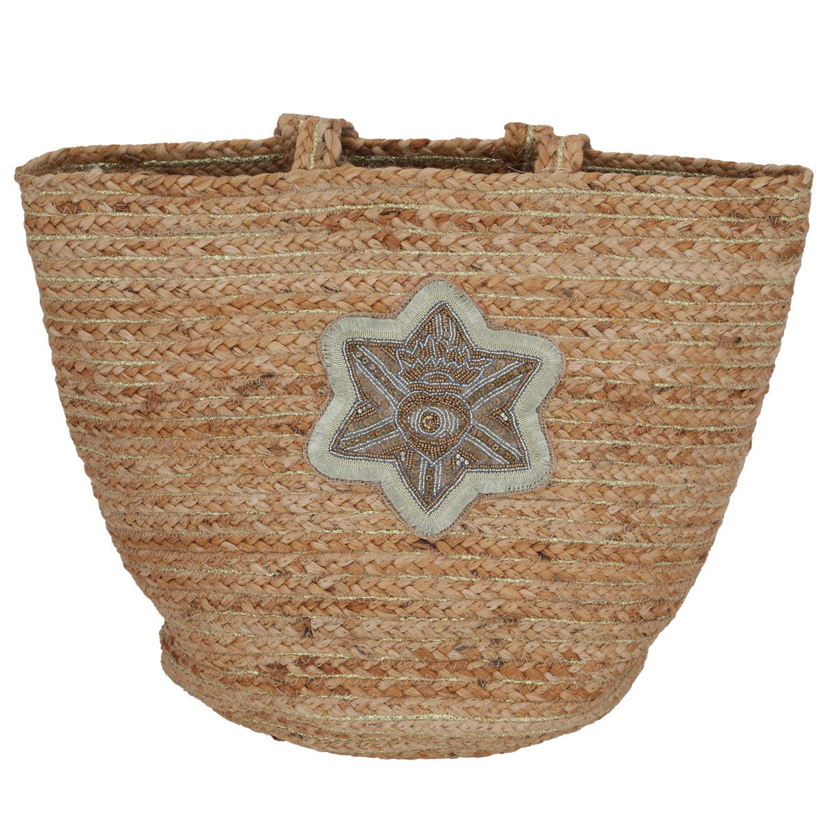 شنطة ترامس قماش السيف غاليري، 48×33 سم - بني فاتح product image