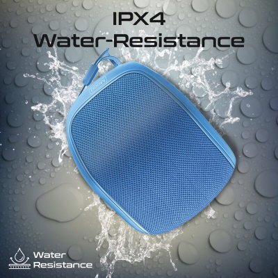 مكبر صوت بروميت، 5 واط، معيارمقاومة للماء IPX4، يدعم البلوتوث - ازرق product image 4
