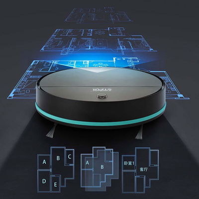 مكنسة وينينج ستار روبوت، 16 واط، 350 مل، 3 اوضاع تنظيف، ريموت كنترول، ST-9799 - اسود product image 5