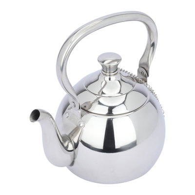 Al Saif Gallery Steel Arabic Teapot, 1 Liter - Silver product image 2