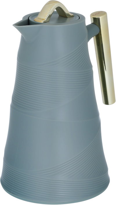 Bamboo Glory Thermos, 1 liter, glass inner container, plastic outer shell - green product image 3