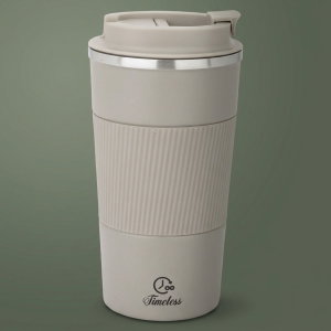 كوب حافظ للحرارة استيل تايملس، 500 مل - رمادي غامق product image