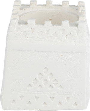 مبخرة الطريف جبس السيف غاليري، 7.5x7.5x7.5 سم - ابيض product image 2