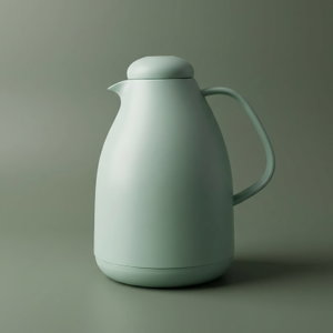 Al Saif Gallery thermos, 1 liter, thermal glass inner container, plastic outer shell - light green product image