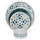 طقم صحون تقديم بورسلان السيف غاليري، 16 قطعة، دائري - أبيض product image 1