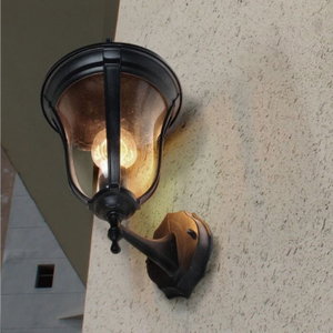انارة جدارية خارجية نوركو، قاعدة لمبة E27، 45 سم - اسود product image 2