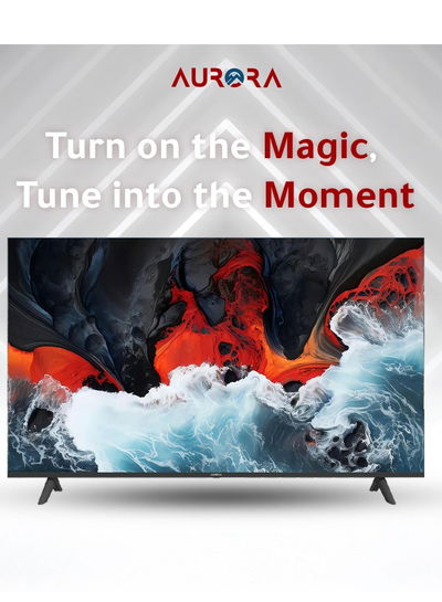 Aurora AR-50LPS 50-inch Frameless Smart TV, LED, 4K UHD, Android 14 - Black product image 5