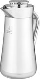 Al-Saif Gallery Al-Huda Stainless Steel Thermos, 0.7 Liter, Self-Service, Push-Button - Silver product image 4