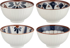 طقم زبادي بورسلان السيف غاليري، 11.5 سم، 4 قطع - متعدد الألوان product image