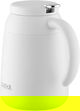 ترمس شاها، 1 لتر، خامة داخلية استيل، غطاء ضغاط - ابيض product image 2
