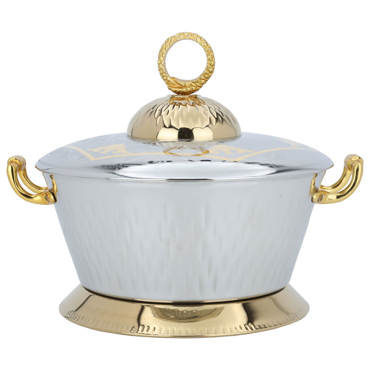 Al Saif Gallery Steel Food Container, 3.5 Liter, Lever Base - Silver product image