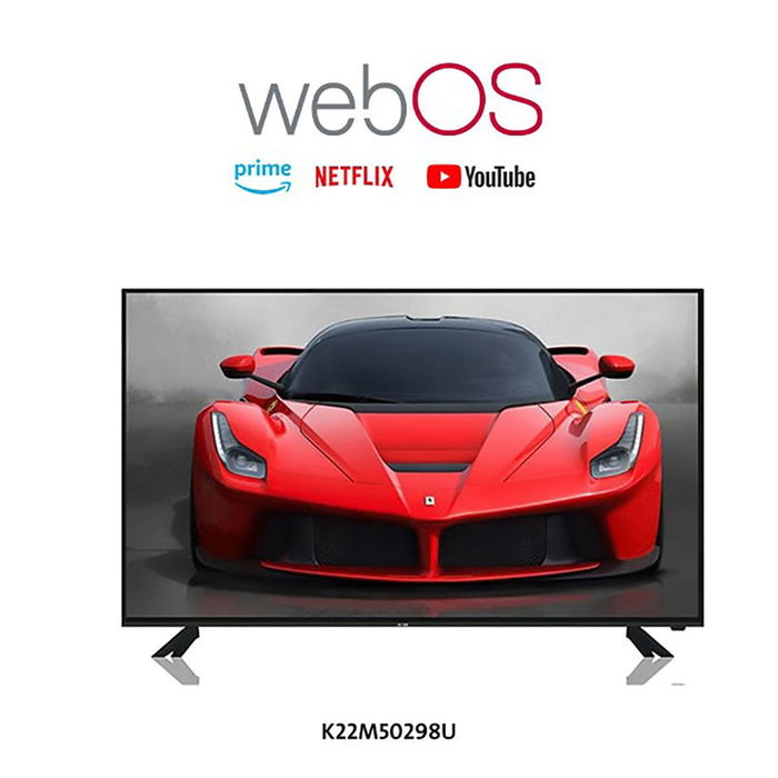 KMC K22M50298U Smart TV, 50 Inch, 4K, Built-in Receiver, WebOS - Black product image 2