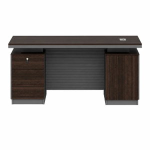 مكتب إداري مودرن خشب MDF، 75×140×70 سم - بني غامق product image 2