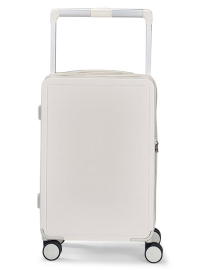 شنطة سفر بولي كربونات ليمرا، 20 بوصة، 4 عجلات، حركة بزاوية 360 درجة، PC1217-5 - كريمي product image 5