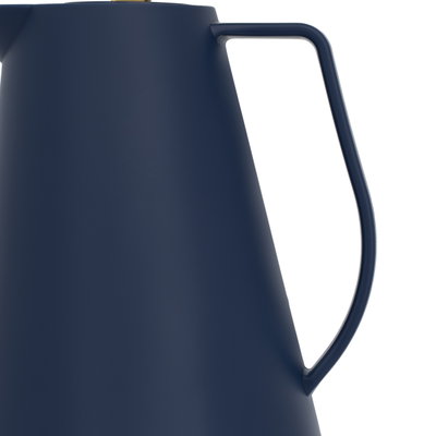 Al Saif Gallery Glory thermos, 1 liter, thermal glass inner container, plastic outer shell - dark blue product image 4