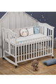 سرير اطفال خشب الصنوبر فان مومنت، 120×60 سم، مع ناموسية - ابيض product image 4