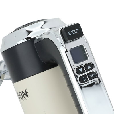 Electric egg beater, 350 Watt, digital - white product image 5