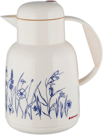 ترمس روتبونكت، 1 لتر، حافظة داخلية زجاج - كريمي ازرق product image 3
