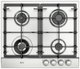 موقد سطح طاولة مدمج غاز ستانلس ستيل ايه اي جي، 60 سم، 4 شعلات، HGB65231SM - فضي product image 1